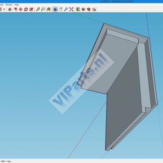 SONY 4-901-646-02 (#83) Arm Cover / Lid Rear 3D Printed Substitute for the SONY PS-X555ES Turntable