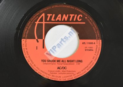 AC-DC - You Shook Me All Night Long CAT# ATL.11.600 [Label 1]