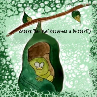EBook "Caterpillar Kai Becomes A Butterfly" - Children's Book by Mariëlle van Broekhoven (English)