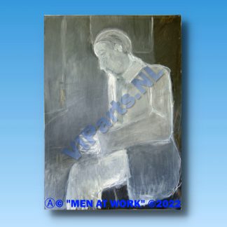 Art Watercolor "MEN AT WORK" ©2022 Limited Edition Prints by Ⓐ©