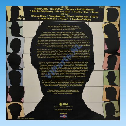 DAVID BOWIE - The Best Of CAT# KT 227 LP DAVID BOWIE - The Best Of CAT# KT 227 LP