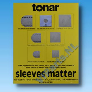 TONAR SLEEVES for 7 / 10 / 12 Inch Records